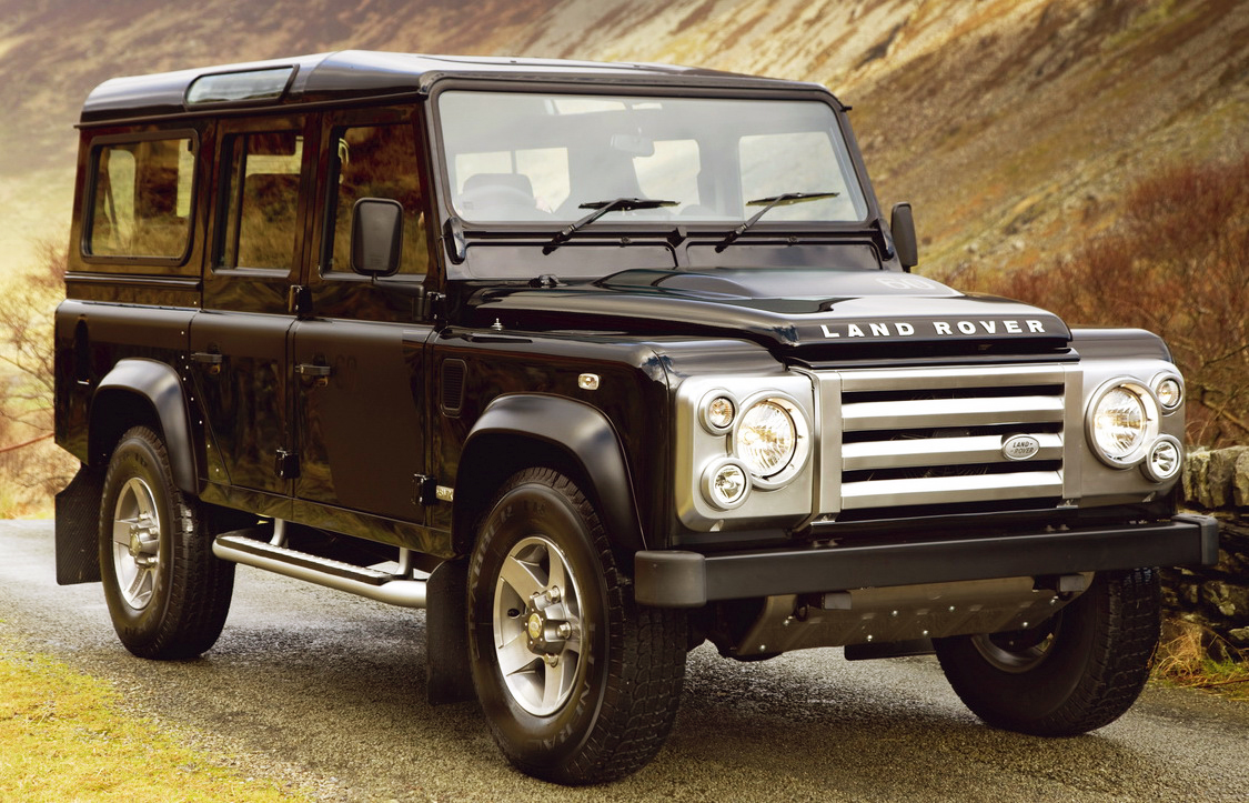 The Land Rover Defender looks tough and it is tough: the toughest 4x4 you can get.